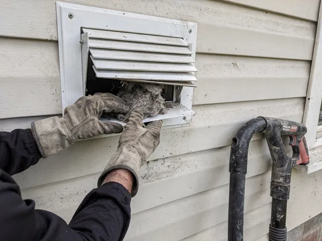 Dryer Exhaust Vent Cleaning in Montclair