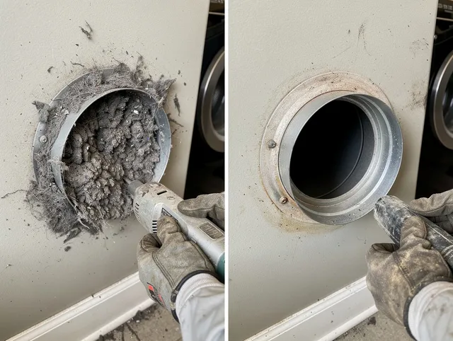 Professional clogged vent cleaning by Montclair Dryer Vent Cleaning in Montclair
