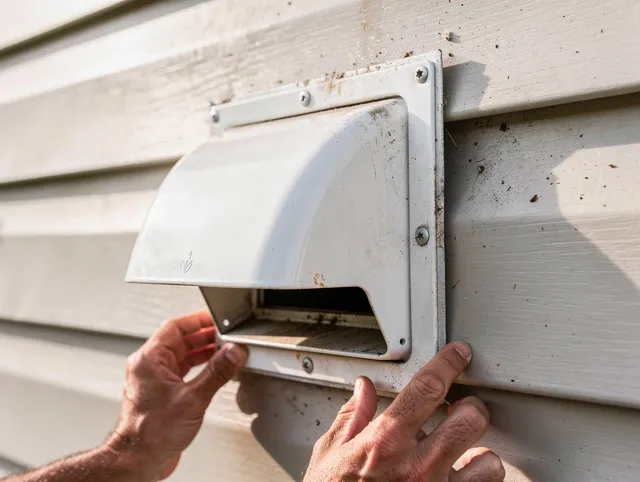 Montclair Dryer Vent Cleaning technician delivering thorough residential dryer vent cleaning service in Montclair